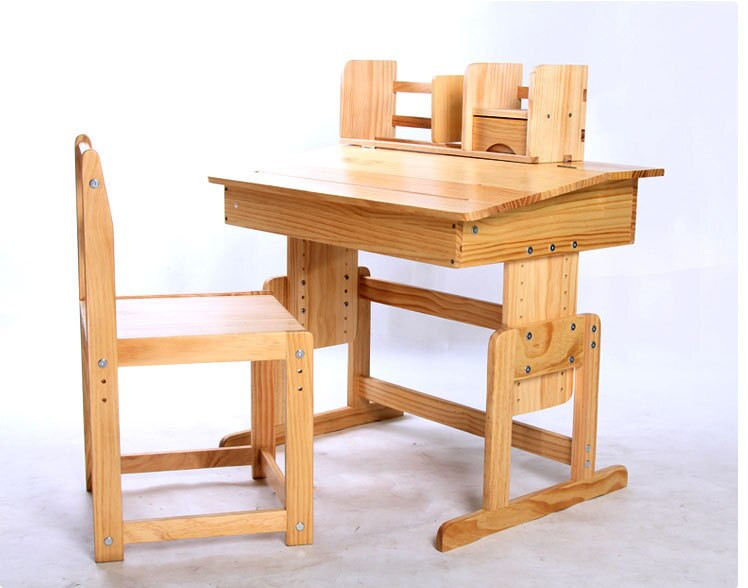 Kids Writing Table
 Children learn to lift student desk desk wooden writing