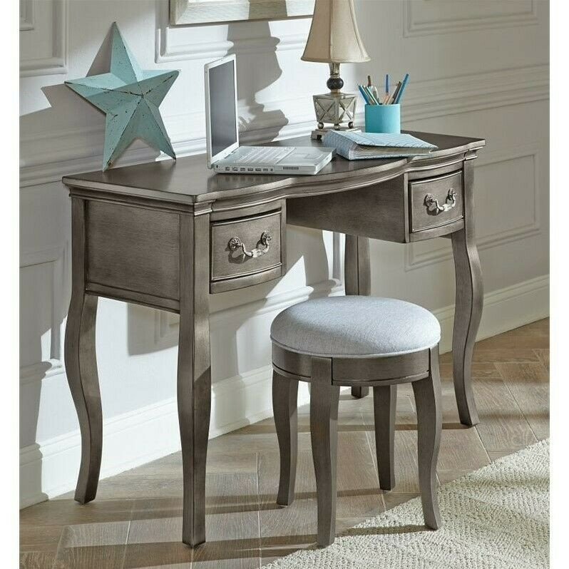 Kids Writing Table
 NE Kids Kensington Writing Desk in Antique Silver