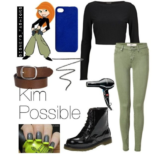 Kim Possible Costume DIY
 Kim possible disney outfits Disney