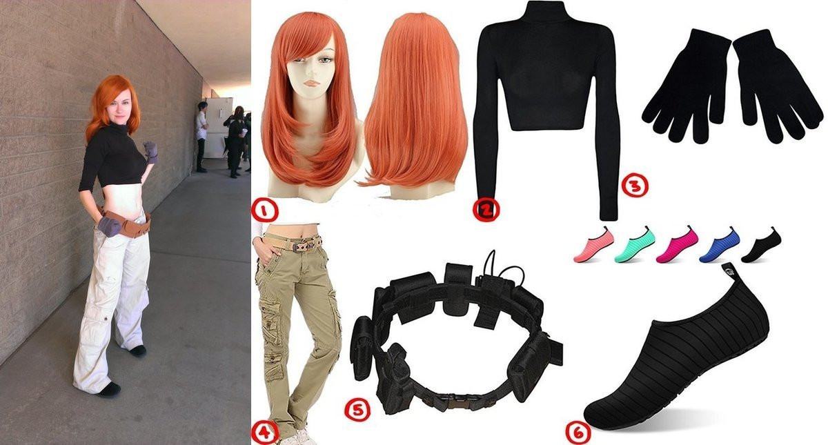 Kim Possible Costume DIY
 Kim Possible Costume for Cosplay & Halloween 2019