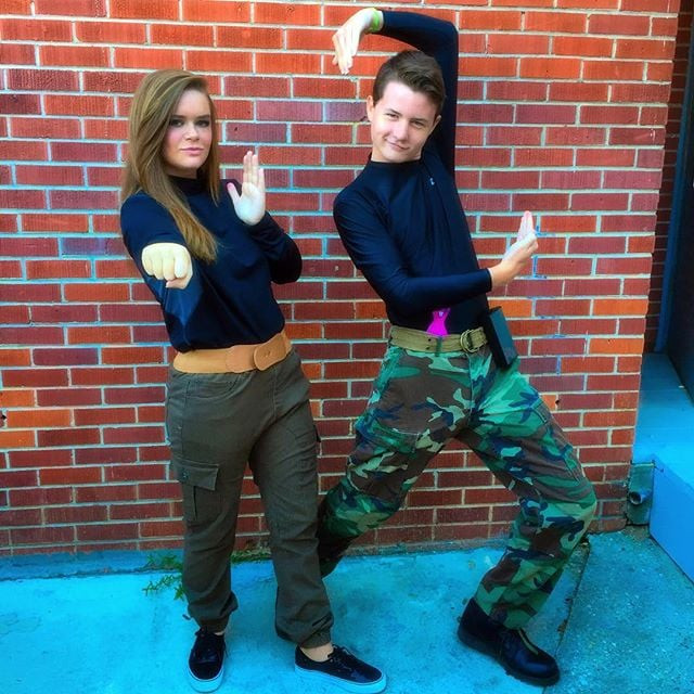 Kim Possible Costume DIY
 Kim Possible and Ron Stoppable