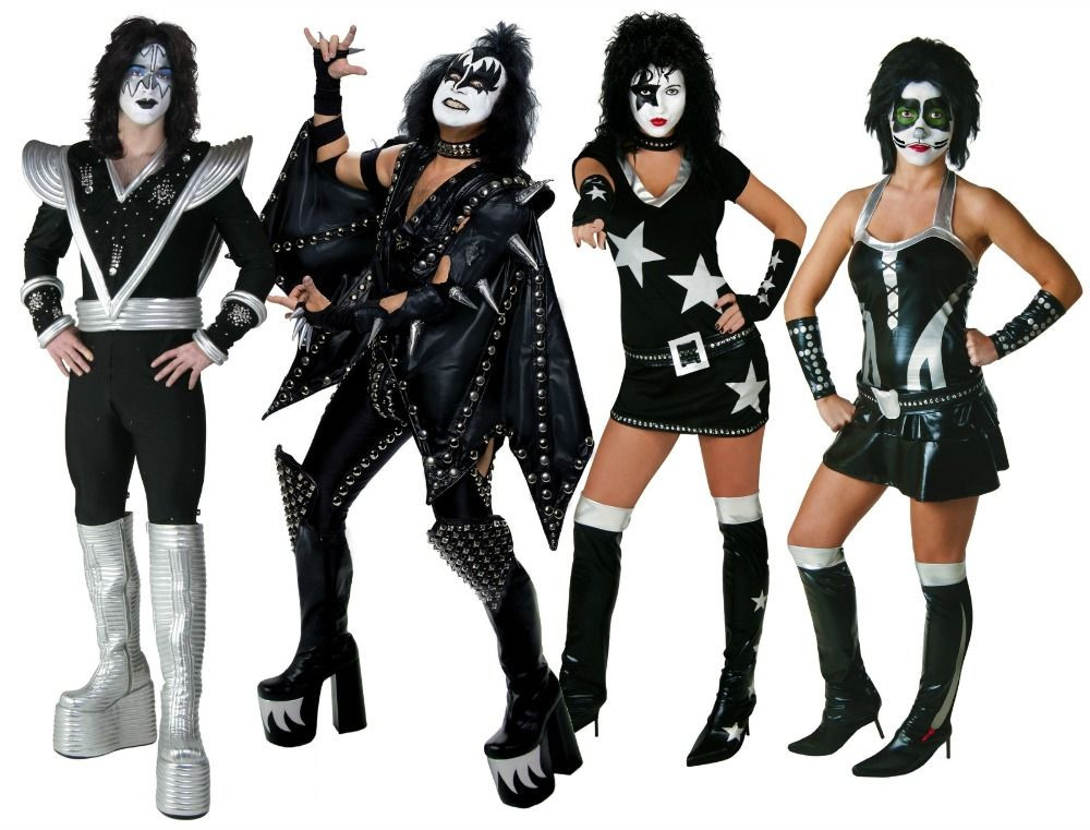 Kiss Costumes DIY
 Party your way into rock and roll hall of fame history