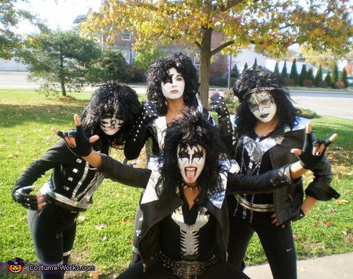 Kiss Costumes DIY
 Homemade KISS Band Costumes