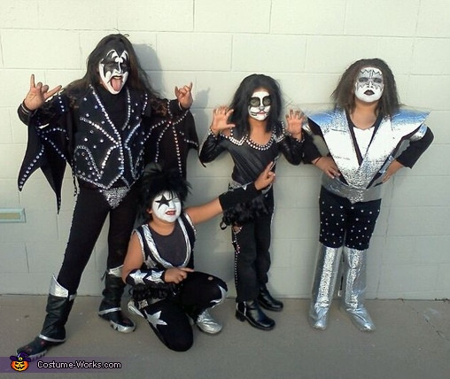 Kiss Costumes DIY
 KISS Kids Costumes