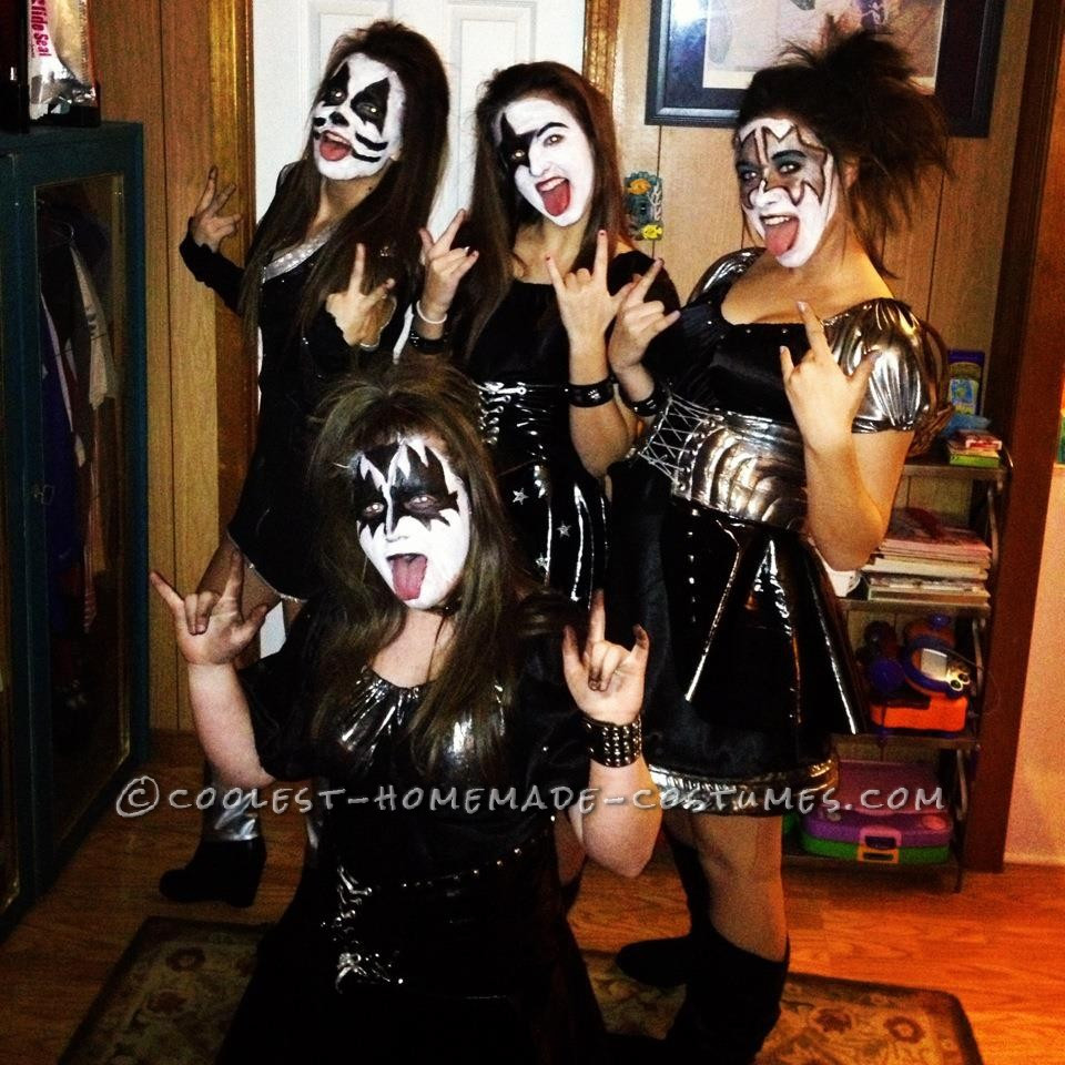 Kiss Costumes DIY
 y KISS Girls Group Costume