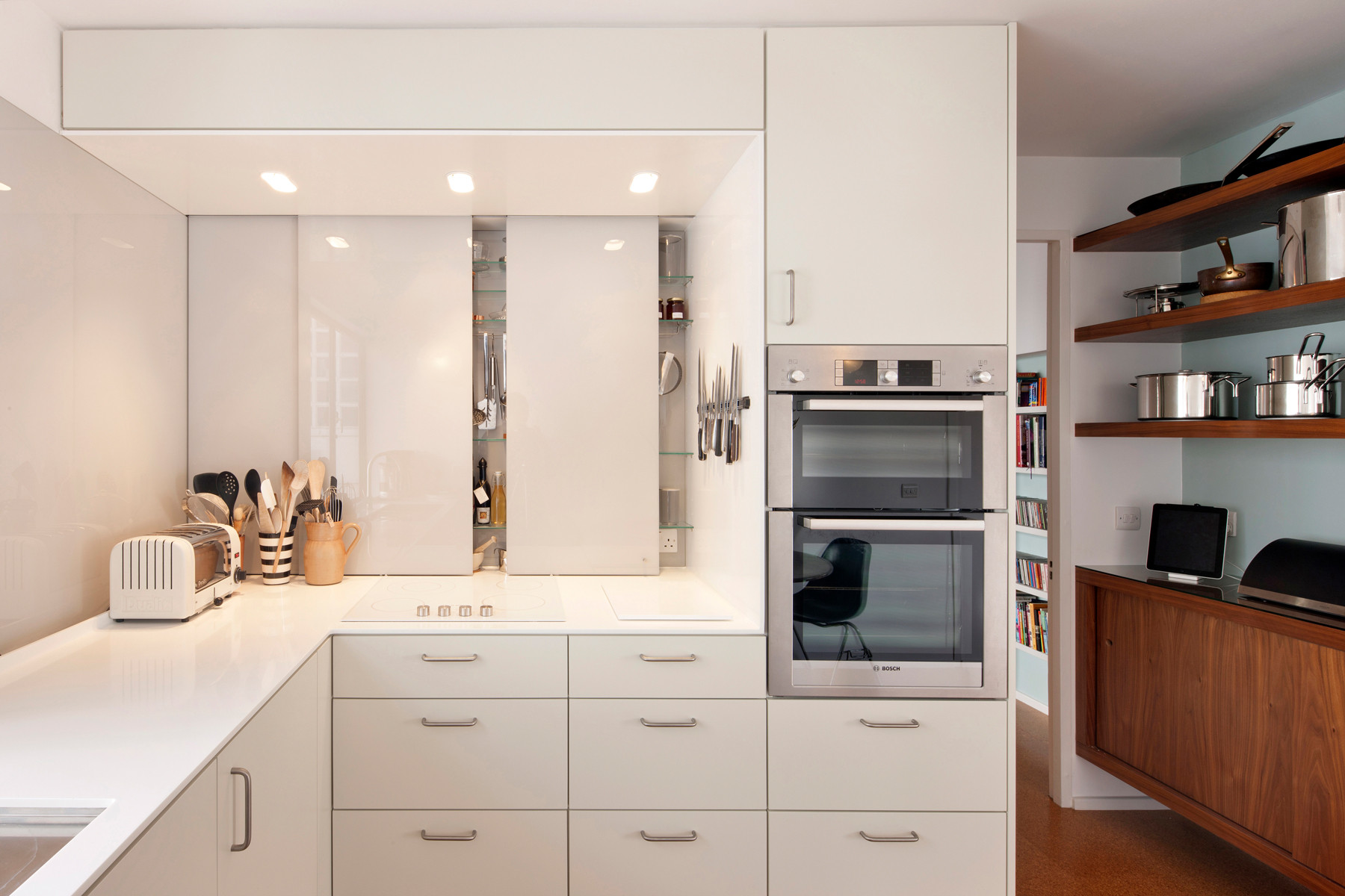 Kitchen Cabinets In Garage
 Appliance Garage Cabinets Are Back With a Sophisticated