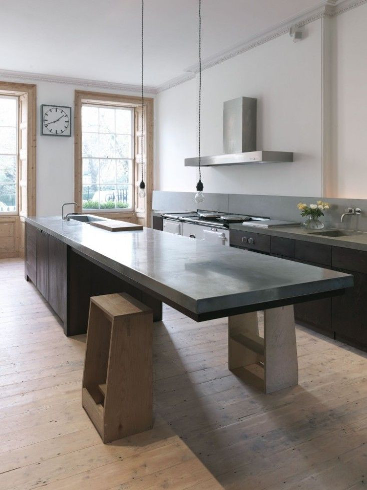 Kitchen Counter Extension
 Cantilevered Tables Floating In Modern Luxury Homes