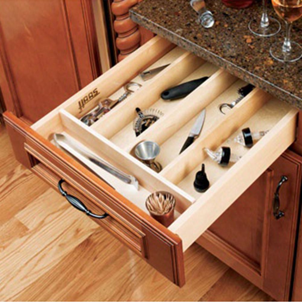 Kitchen Door Organizer
 Kitchen Drawer Organizer Inserts Rev a Shelf 4WUT Series