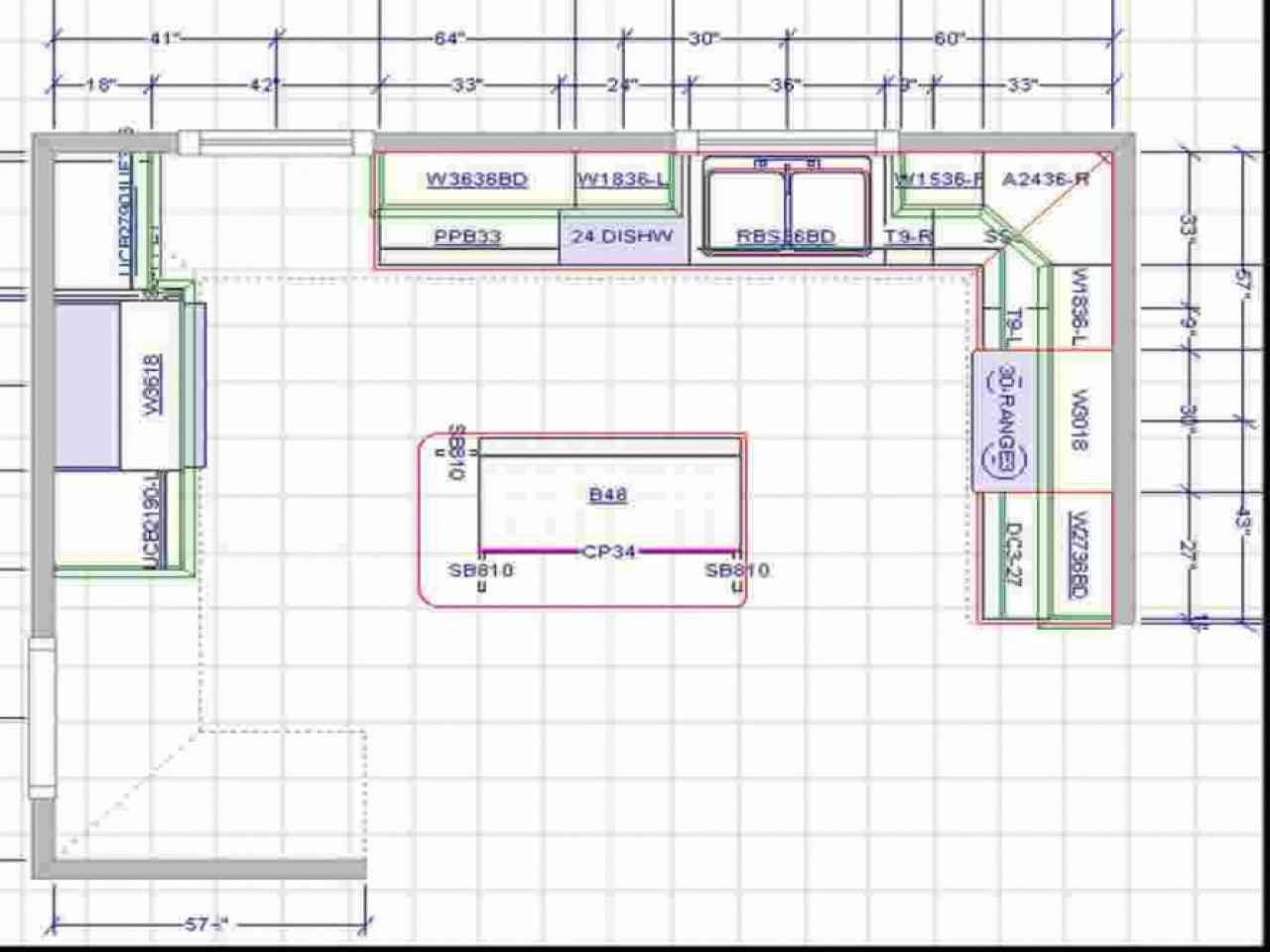 Kitchen Floor Plans With Islands
 Kitchen with Islands Floor Plans Kitchen