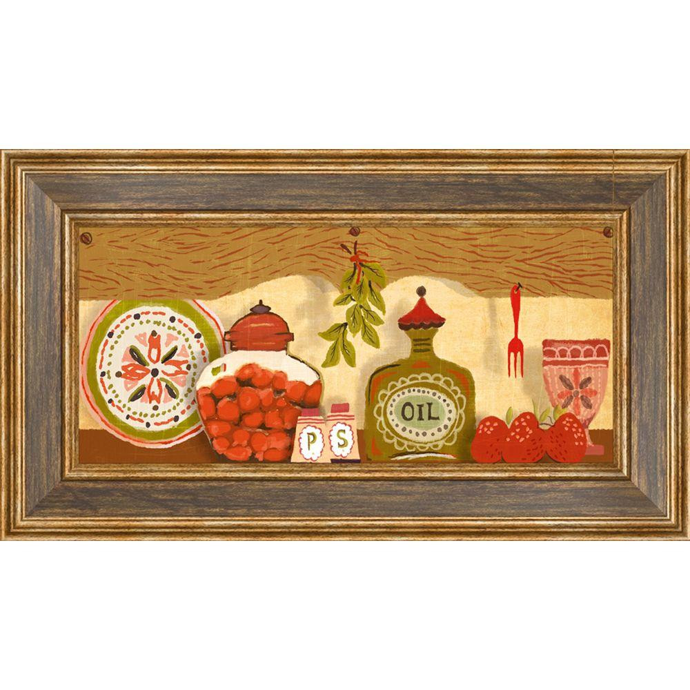 Kitchen Framed Wall Art
 18 5 in x 10 5 in "Kitchen Shelf A" Framed Wall Art 1