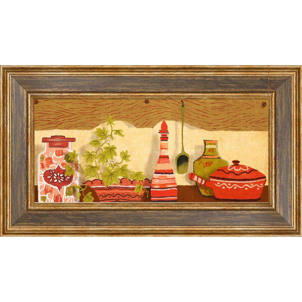 Kitchen Framed Wall Art
 18 5 in x 10 5 in "Kitchen Shelf B" Framed Wall Art 1