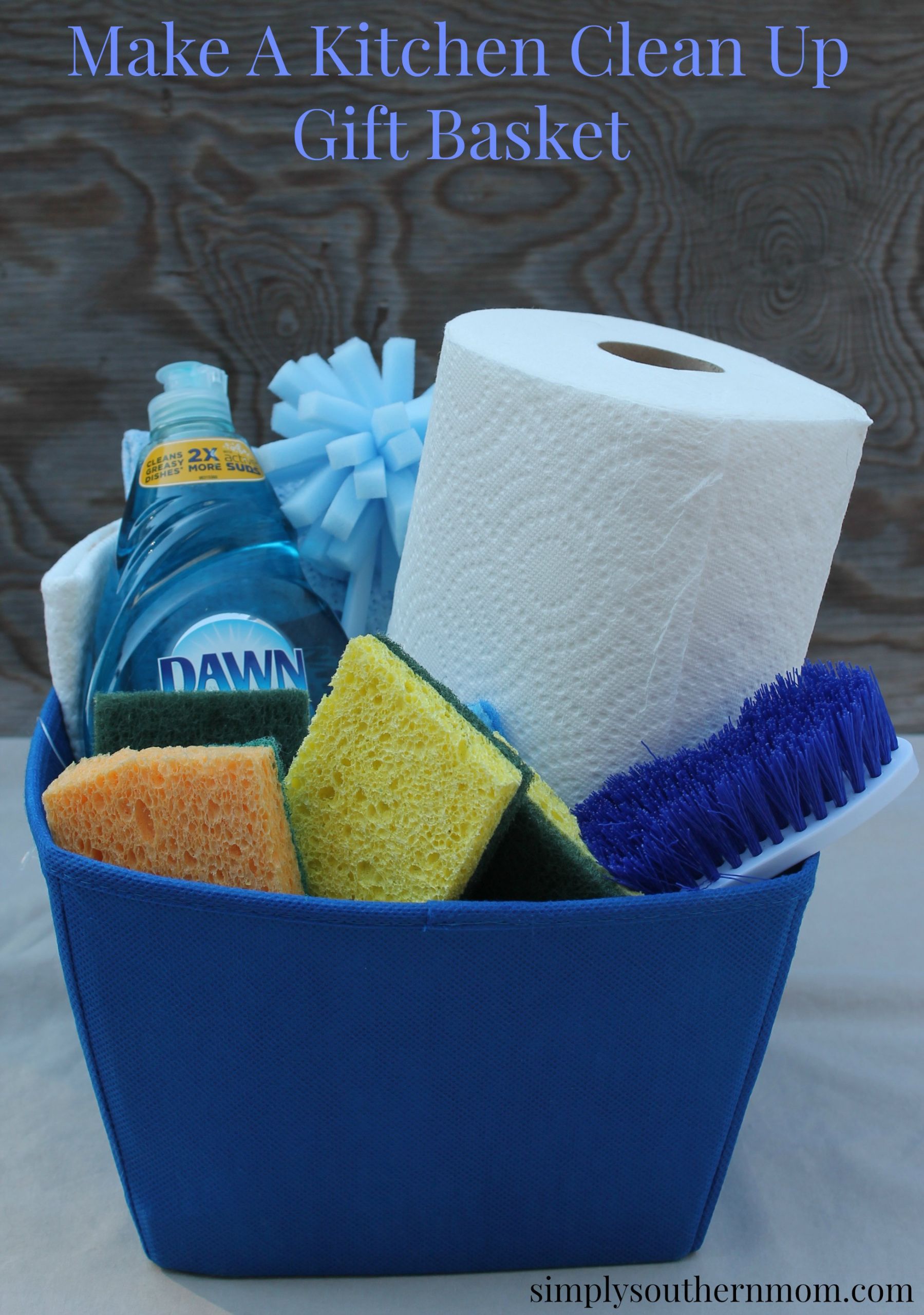 Kitchen Gift Basket Ideas
 Make a Kitchen Cleaning Gift Basket Simply Southern Mom