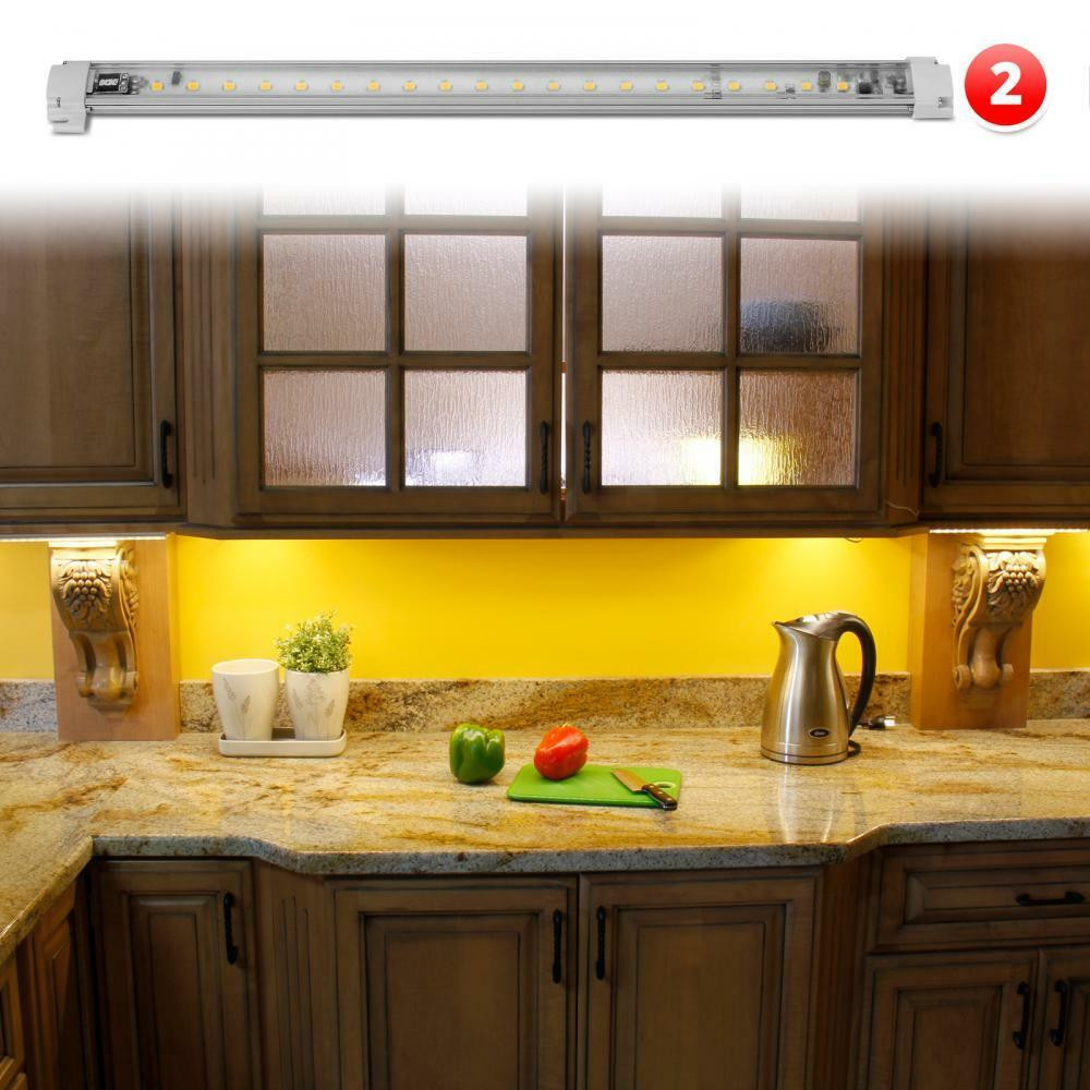 Kitchen Led Lighting Under Cabinet
 LED Under Cabinet Lighting Warm White 2pc 12" Light Bar