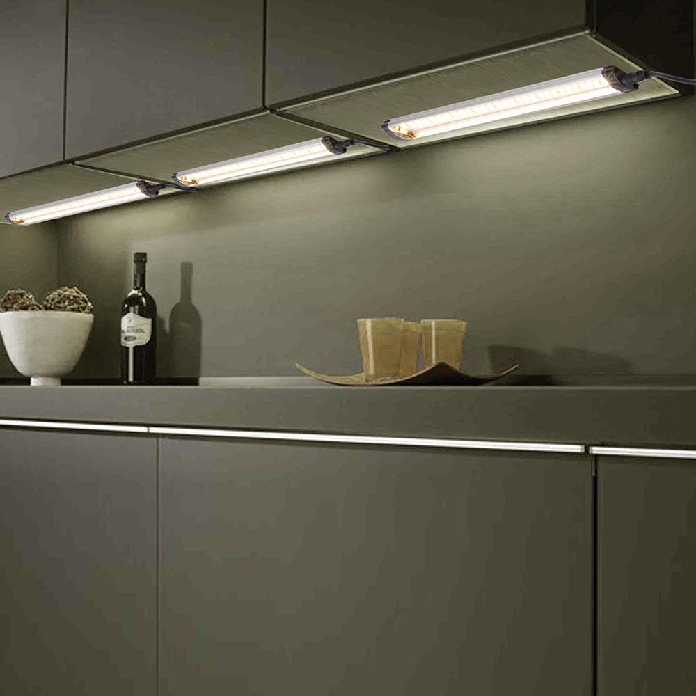 Kitchen Led Lighting Under Cabinet
 3pcs Kitchen Under Cabinet Shelf Counter LED Light Bar