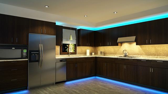 Kitchen Led Lights
 LED Kitchen Cabinet and Toe Kick Lighting Contemporary