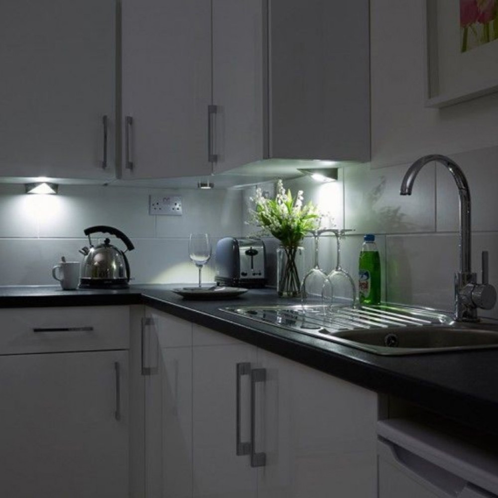 Kitchen Led Lights Under Cabinet
 kitchen under cabinet triangle led light in cool white 6000k