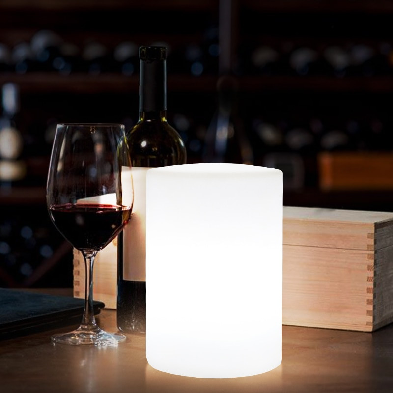 Kitchen Night Light
 LED Night Light Cylinder Shape Table Lamp Chargeable