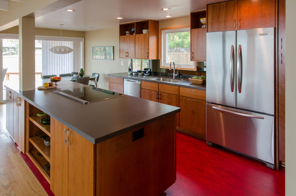 Kitchen Remodels Seattle
 Upper Alki Kitchen Remodel Midcentury Kitchen