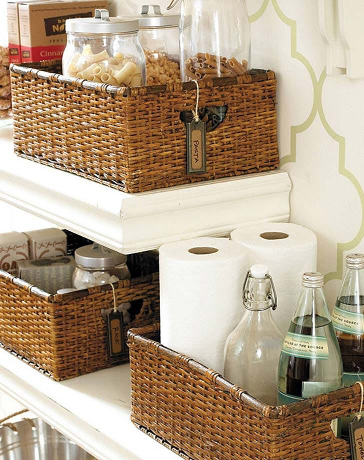 Kitchen Storage Baskets
 How to Add Extra Kitchen Storage PureWow
