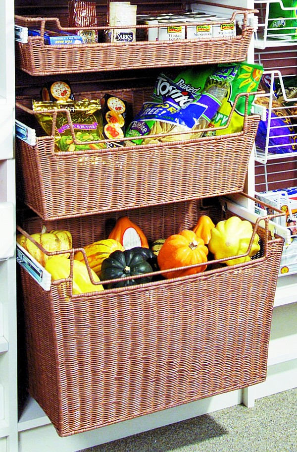 Kitchen Storage Baskets
 Wicker Baskets Chic Storage Solutions For Home