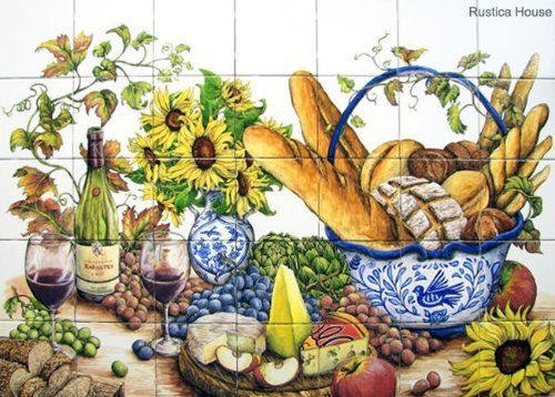 Kitchen Tile Murals For Sale
 Ceramic Tile Mural for Kitchen Sale