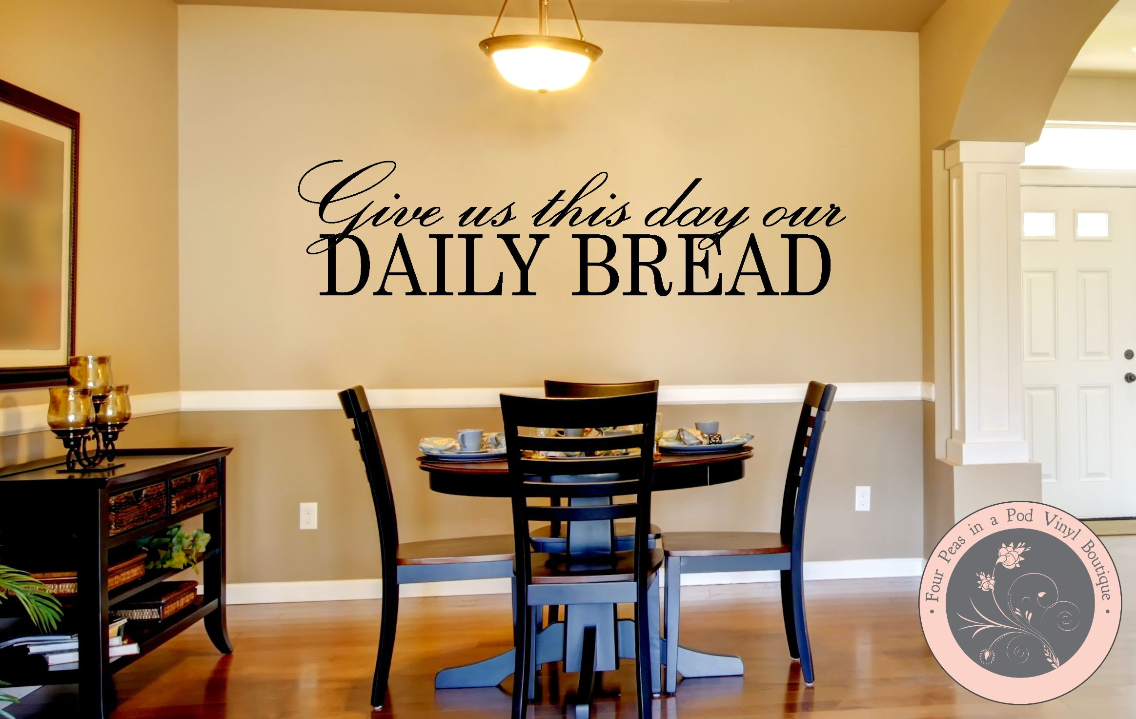 Kitchen Wall Art
 Christian Wall Decor Give Us This Day Our Daily Bread