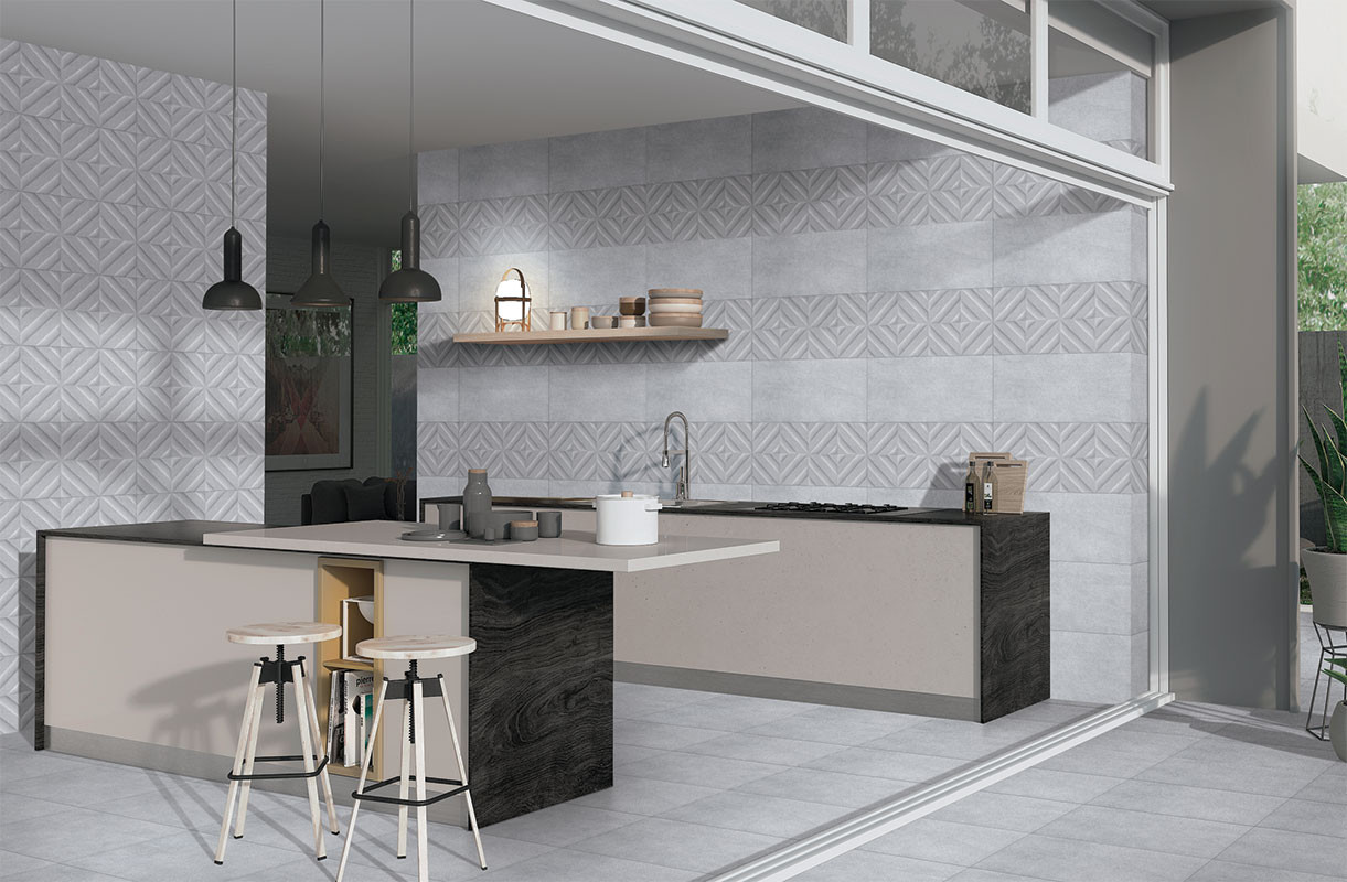 Kitchen Wall Tiles
 Rustic Kitchen Wall Tiles Kajaria