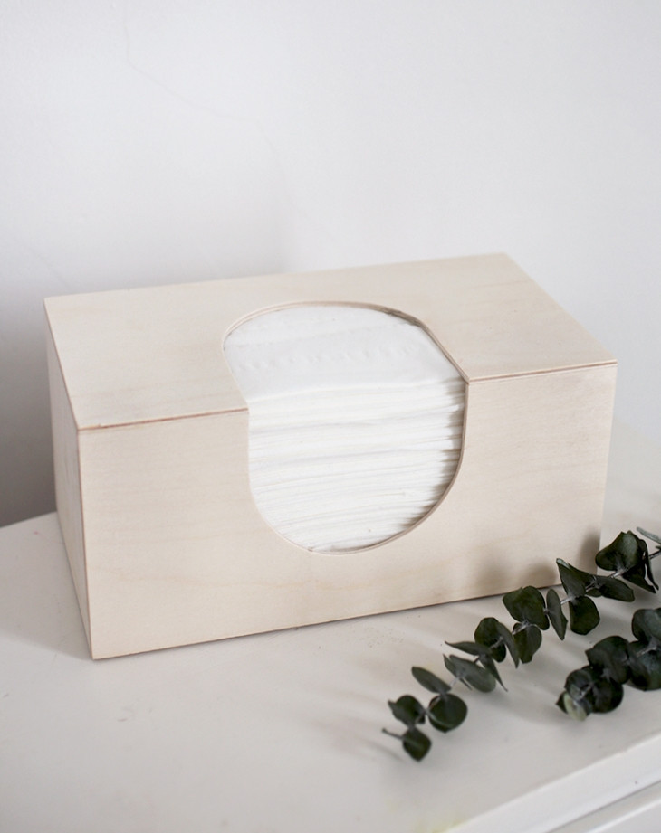 Kleenex Box Covers DIY
 DIY Wooden Tissue Box Cover The Merrythought