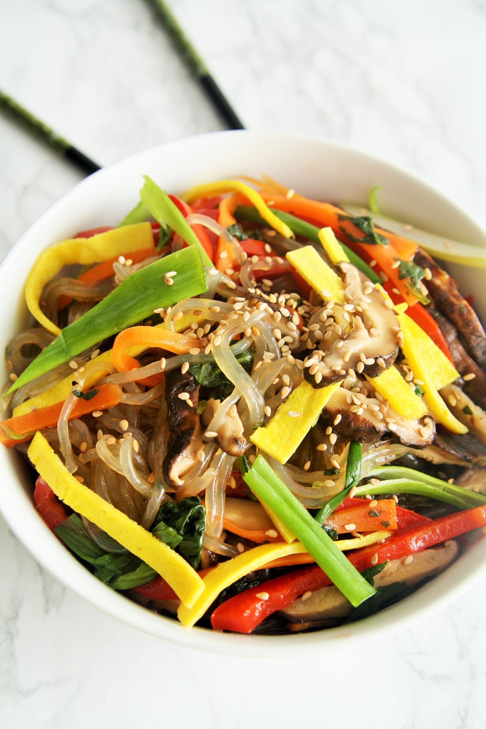 Korean Vegetables Recipes
 Korean Stir Fry Ve able Noodles Japchae The Tasty Bite