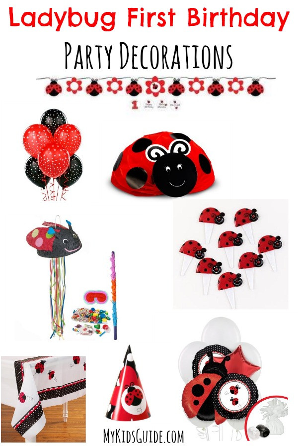 Ladybug 1st Birthday Decorations
 Ladybug First Birthday Party Decorations