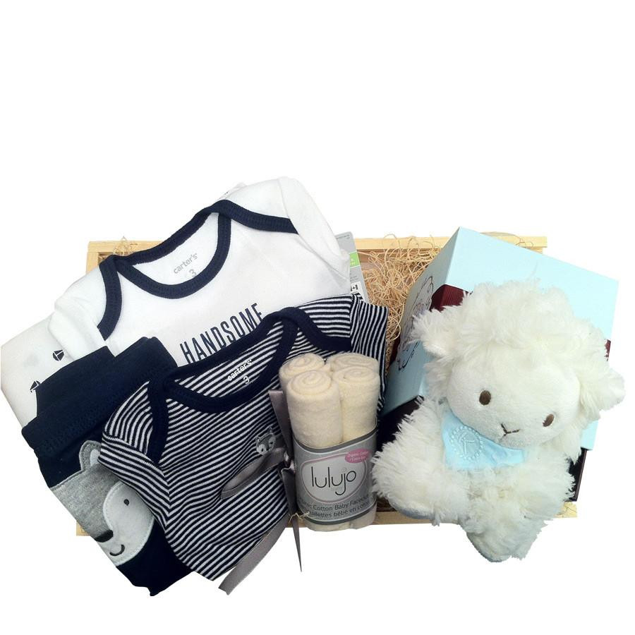 Lamb Baby Gifts
 Little Lamb Baby Boy Gift Basket SOLD OUT