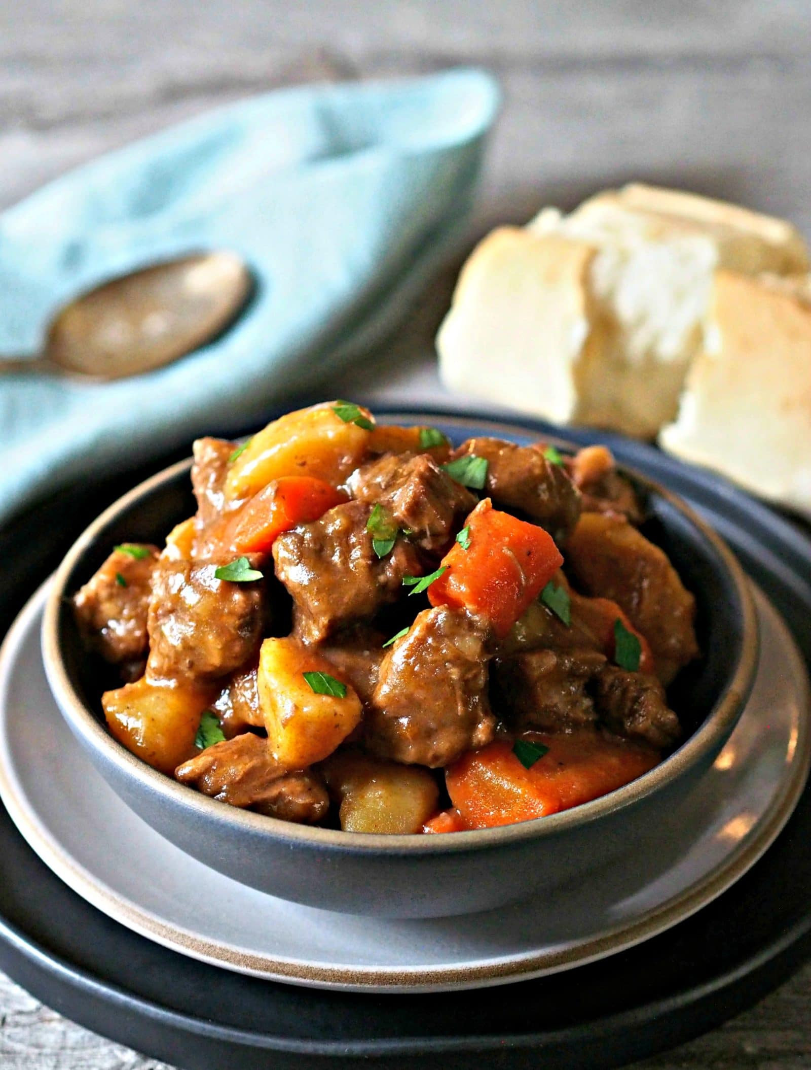 Lamb Stew Meat
 "Stewed" Beef Stew Simply Sated