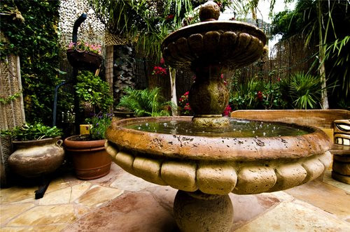 Landscape Around Fountain
 Tiered Garden Fountain Design Ideas Landscaping Network