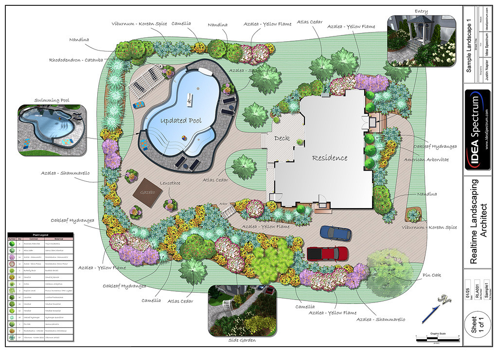 Landscape Design Drawings
 Landscape Design Software by Idea Spectrum Realtime