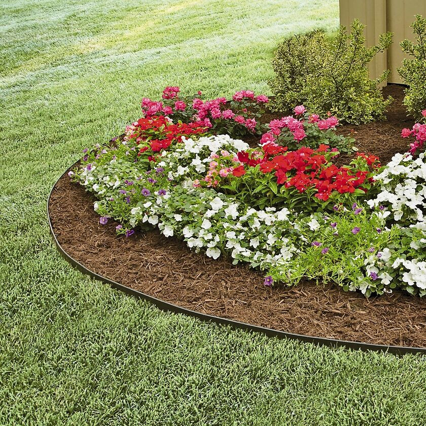 Landscape Edging Border
 EasyFlex™ No Dig Garden Edging 50 Metal Landscaping Edging