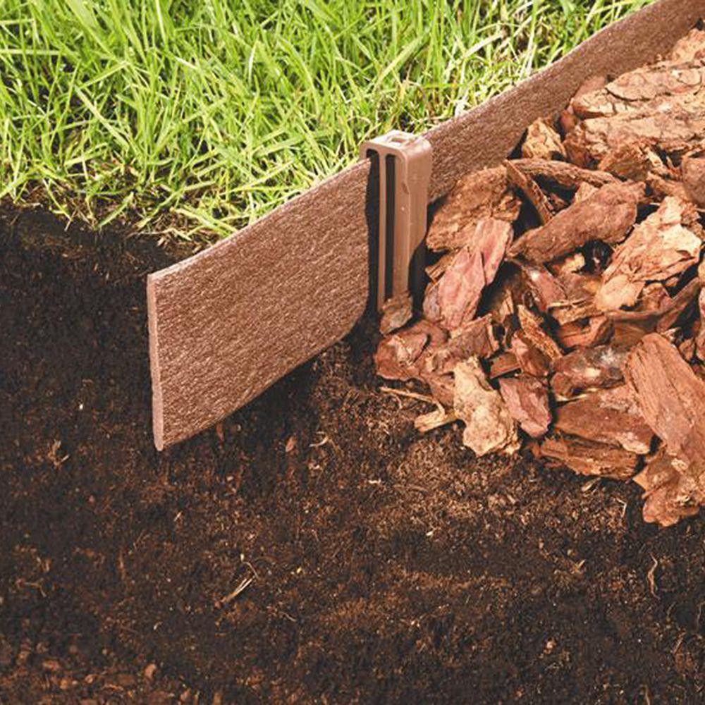 Landscape Edging Home Depot
 Mark Garden Black Terrace Board Landscape Lawn Edging