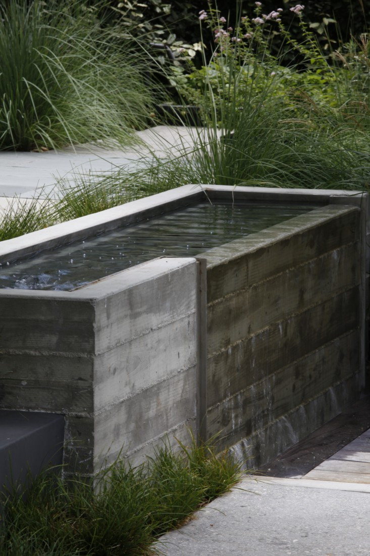 Landscape Fountain Architecture
 Landscape Architect Visit A Refined Family Garden with