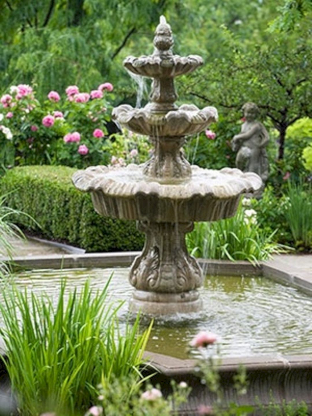 Landscape Fountain Design
 Garden Water Fountains Idea Garden Water Fountains Idea