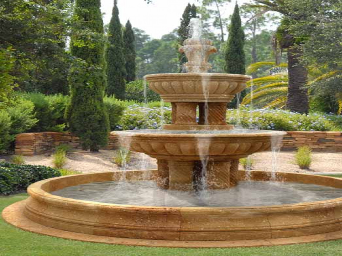 Landscape Fountain Design
 55 Garden Water Fountain Designs Dwg Collection Designs