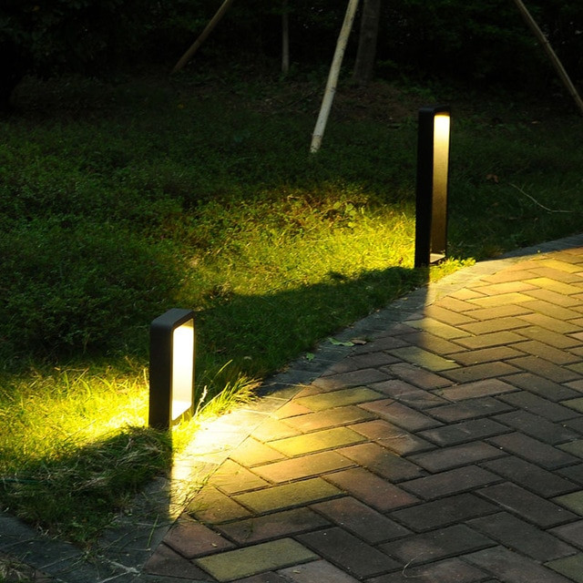 Landscape Lighting Bulbs
 2 pieces post modern square door style garden park lawn