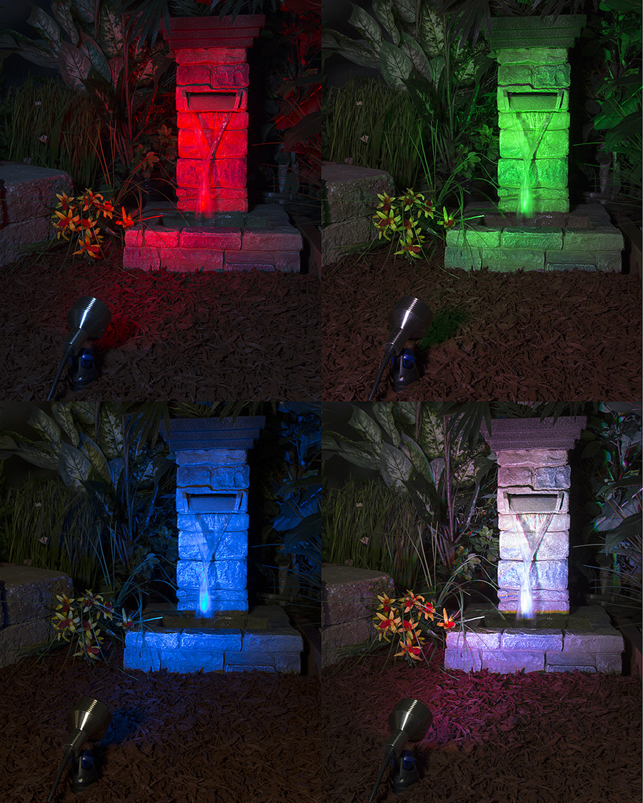 Landscape Lighting Led
 6W Color Changing RGB LED Landscape Spotlight remote sold