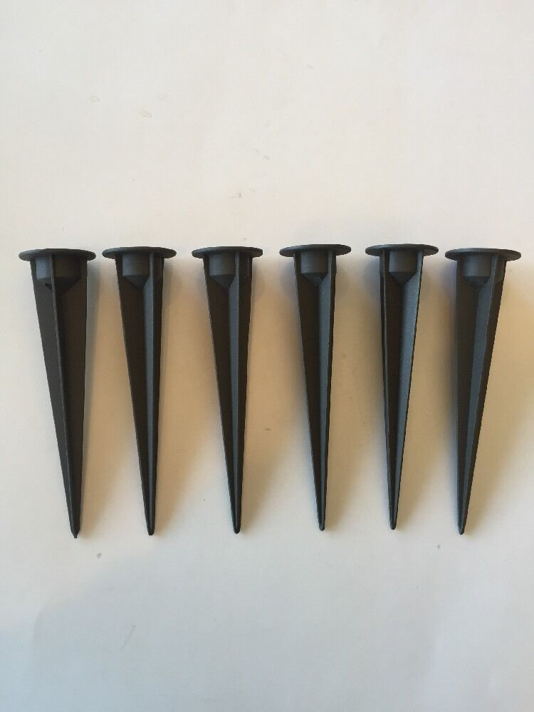 Landscape Lighting Stakes
 6 Pk Heavy Duty replacement ground stake for Landscape