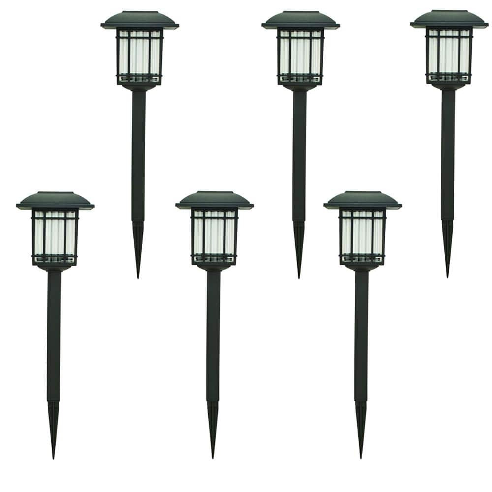 Landscape Lights Home Depot
 Home Depot Hampton Bay Solar Black Outdoor Integrated LED