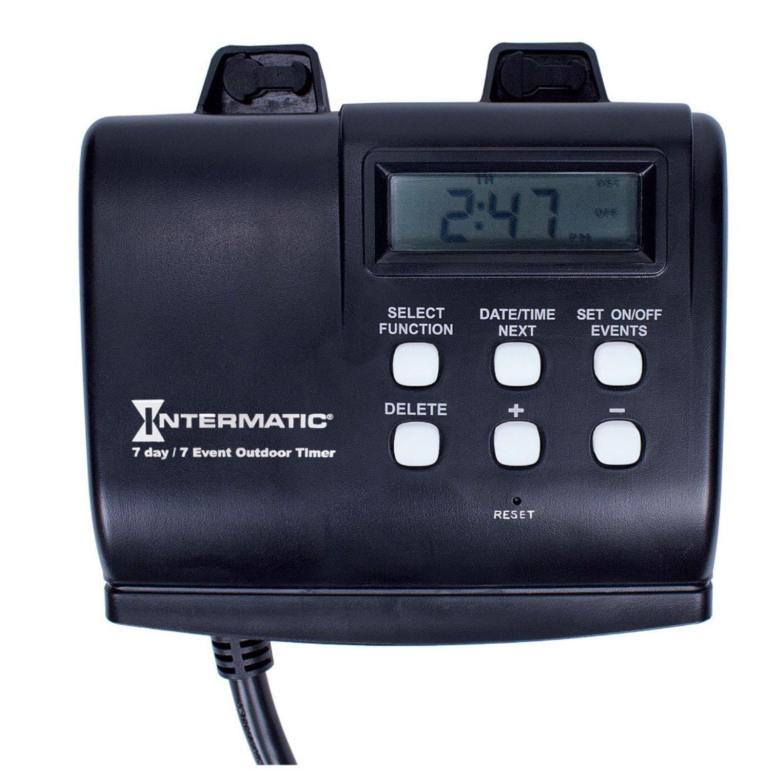 Landscape Lights Timer
 Intermatic HB880R 15 Amp Outdoor Digital Timer for Control