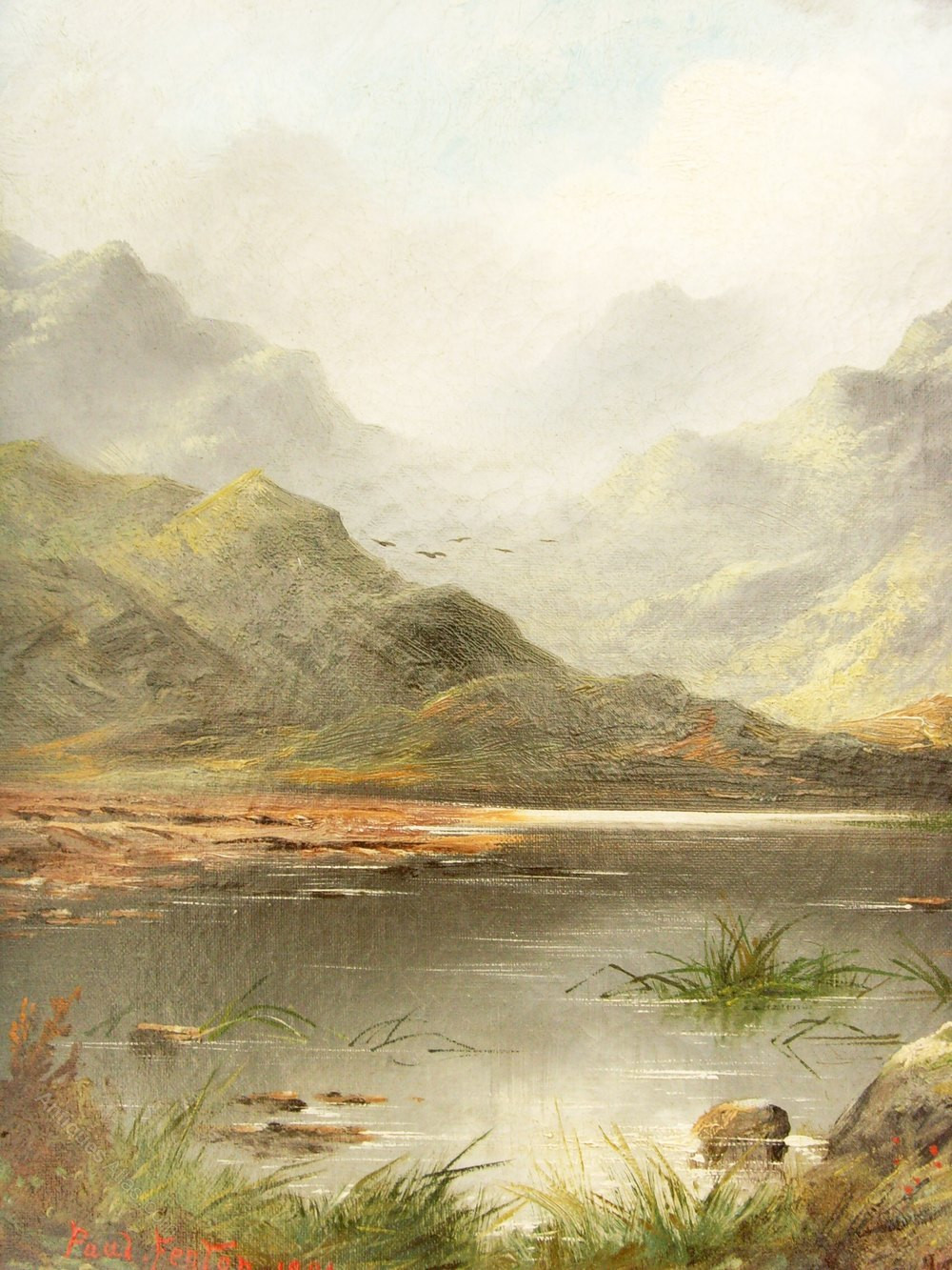 Landscape Oil Paintings
 Antiques Atlas Scottish Landscape Oil Painting Loch