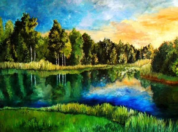Landscape Paintings On Canvas
 FREE 15 Landscape Paintings of Nature in PSD