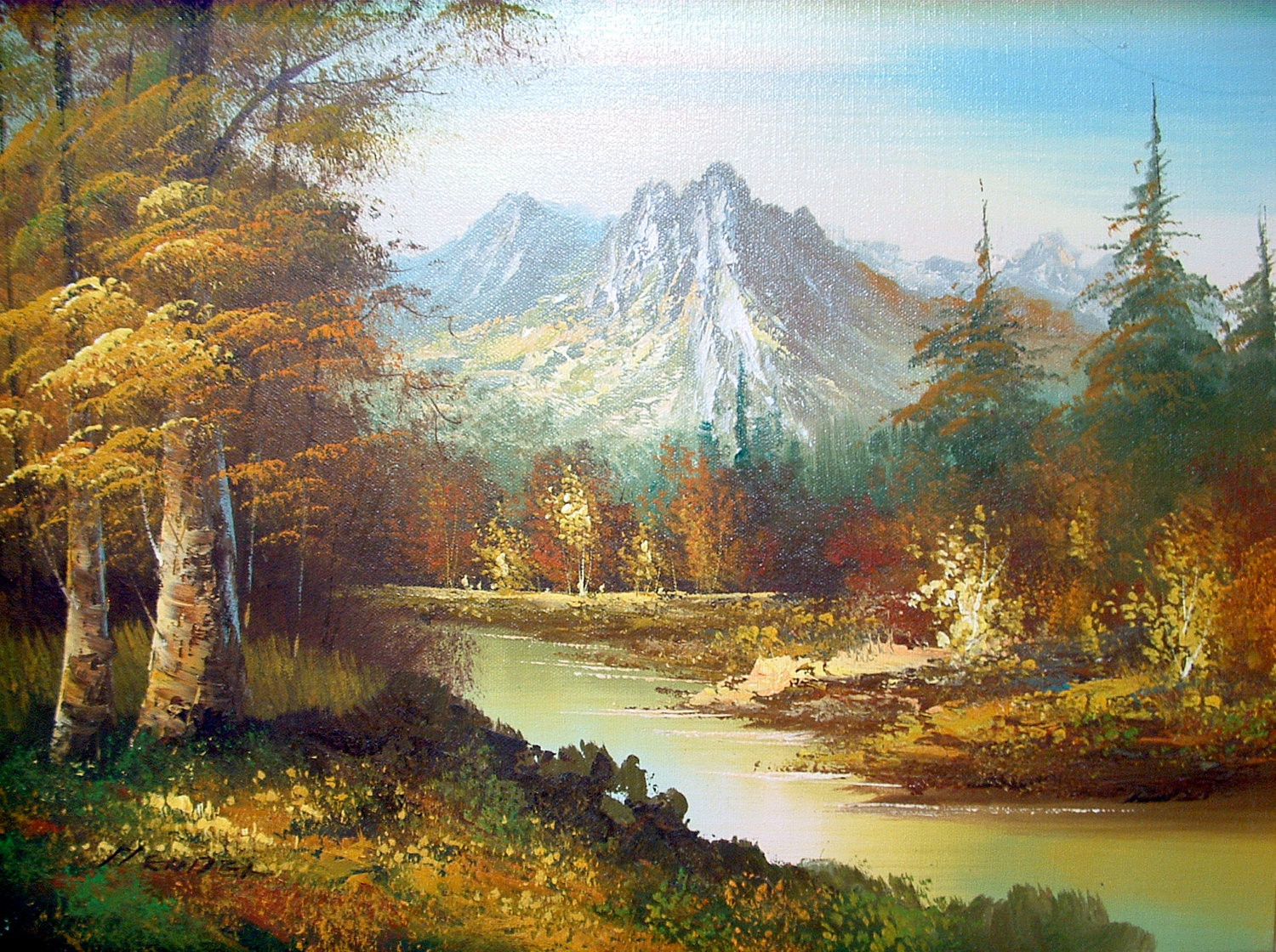 Landscape Paintings On Canvas
 Vintage Landscape paintings