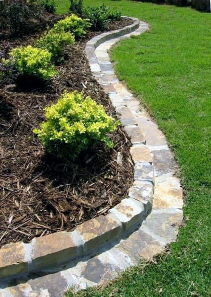 Landscape Stone Edging
 Top 40 Best Stone Edging Ideas Exterior Landscaping Designs