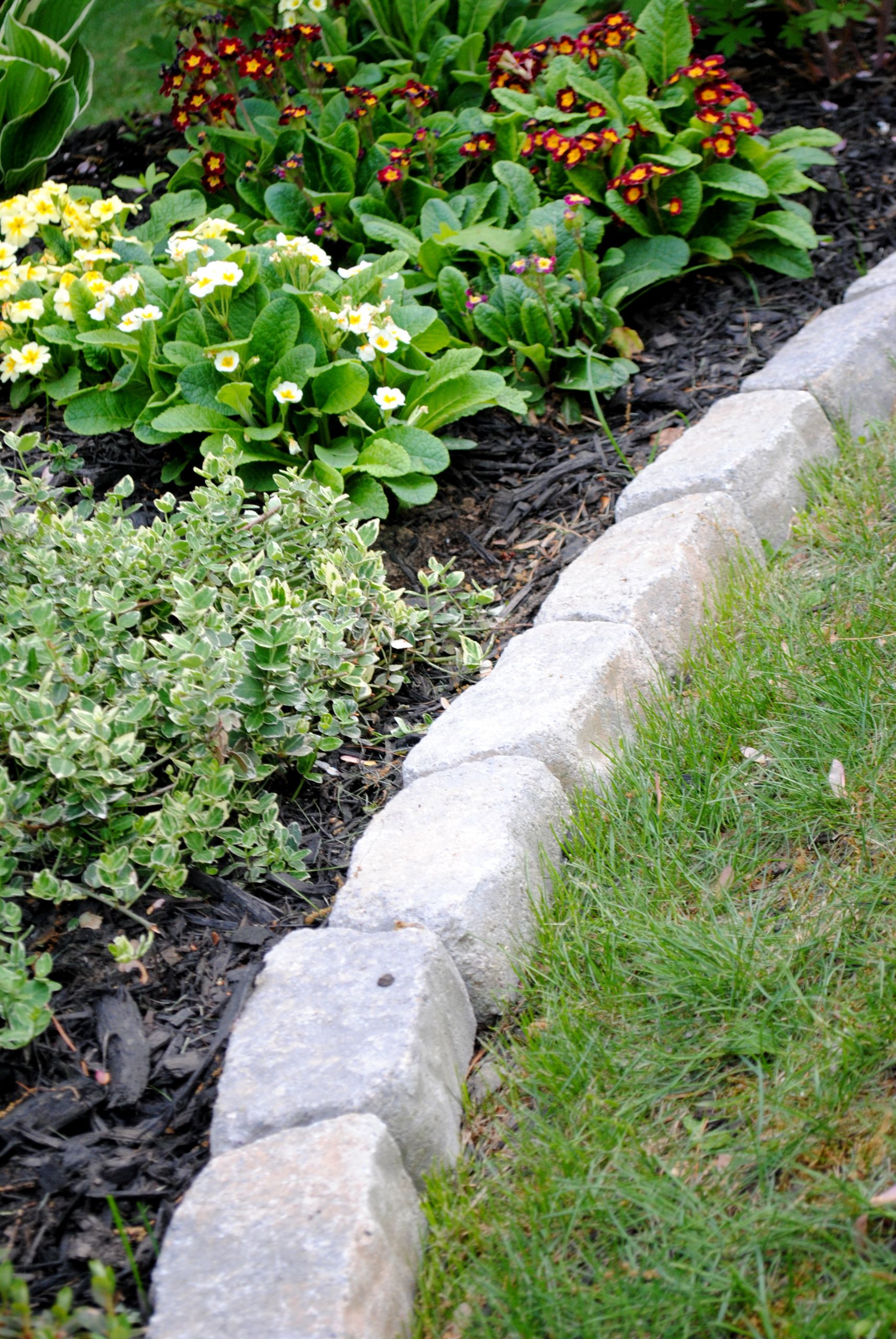 Landscape Stone Edging
 The Perfect Border for your Beds Jenna Burger Design LLC