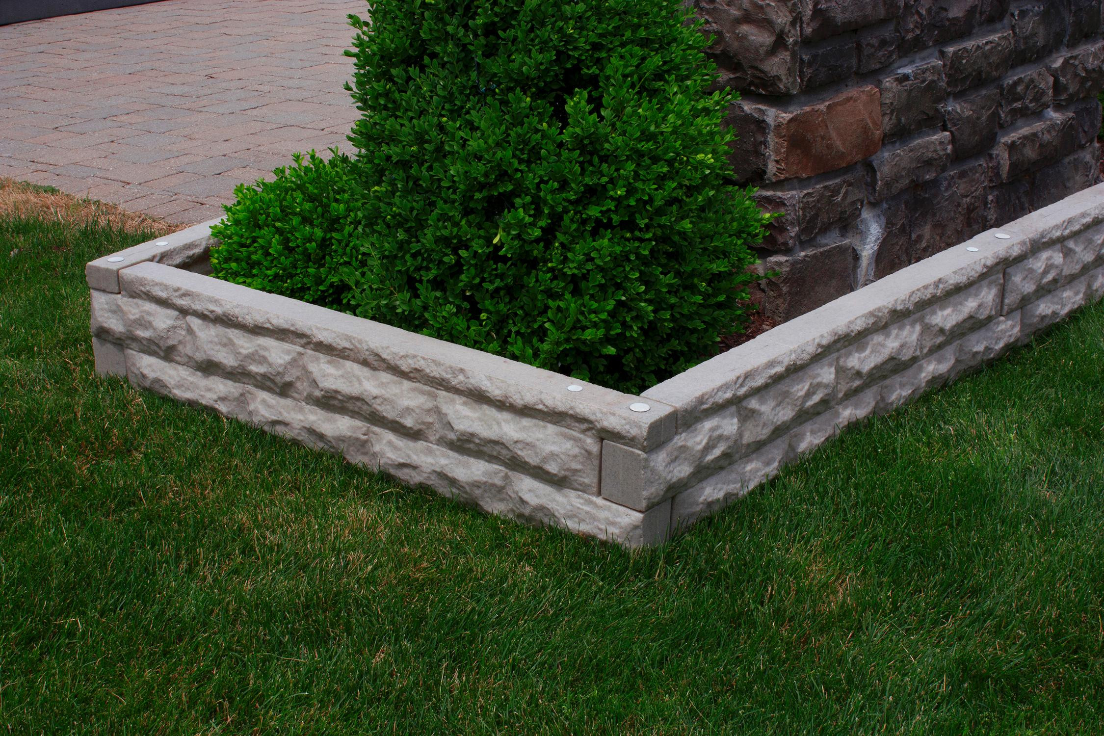 Landscape Stone Edging
 Amazon Good Ideas GW STONE SAN Garden Wizard Stone